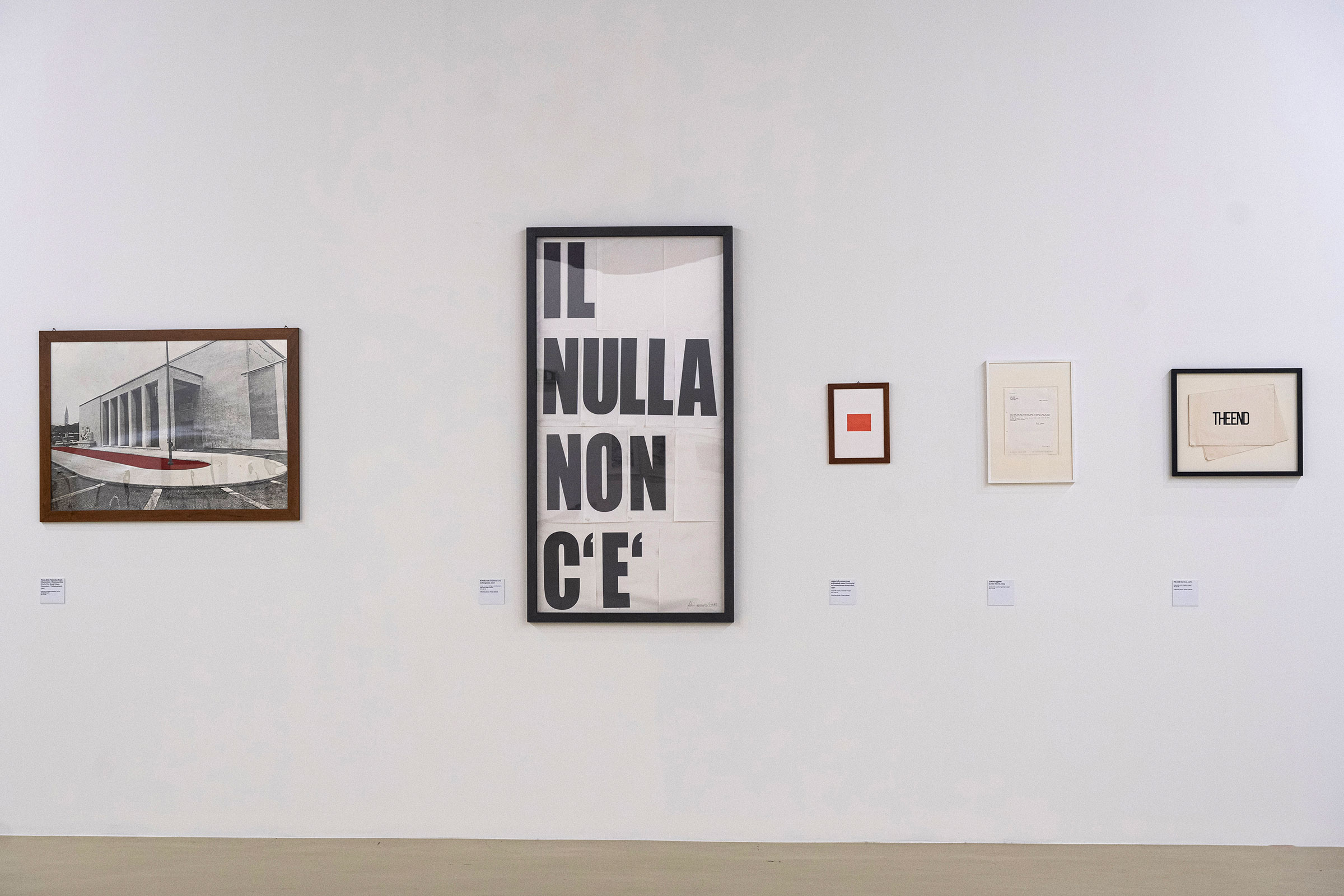 u0022Fabio Mauri. Esperimenti nella verifica del Male / Experiments in the verification of evilu0022, veduta espositiva